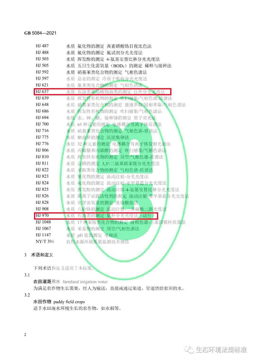 农田灌溉水质标准最新解读与影响分析