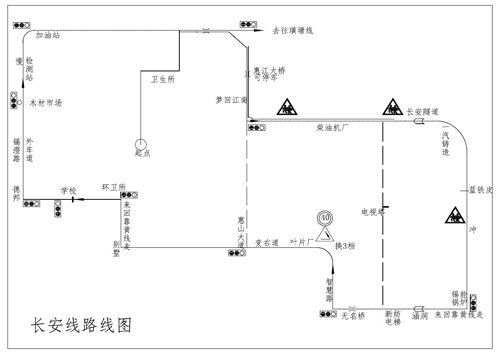 绵阳科目三最新线路图详解