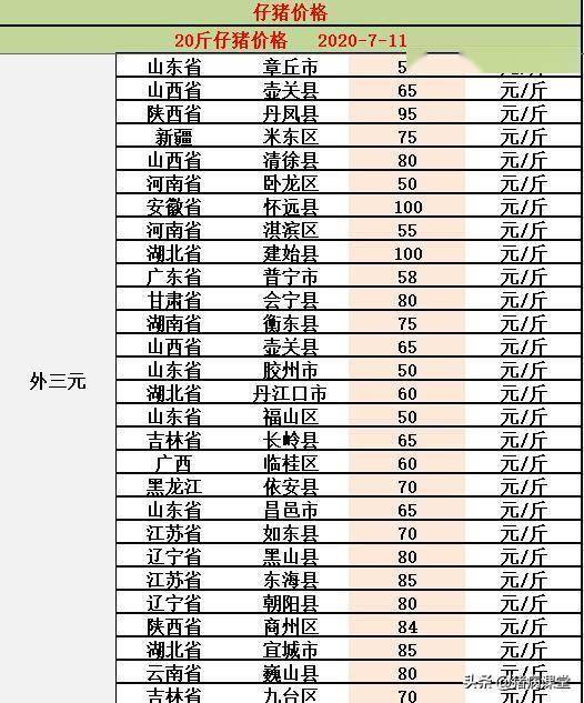 湖南仔猪价格最新市场行情分析